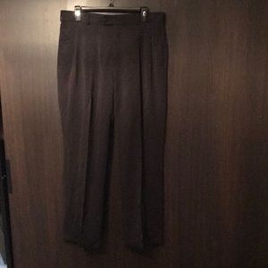 Stafford Performance Black Dress Pants . Classic